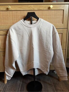Calvin Klein Performance Light Beige Crewneck Sweatshirt